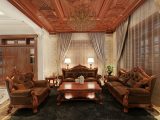 Chọn vật liệu thiết kế cho phòng khách mang phong cách cổ điển