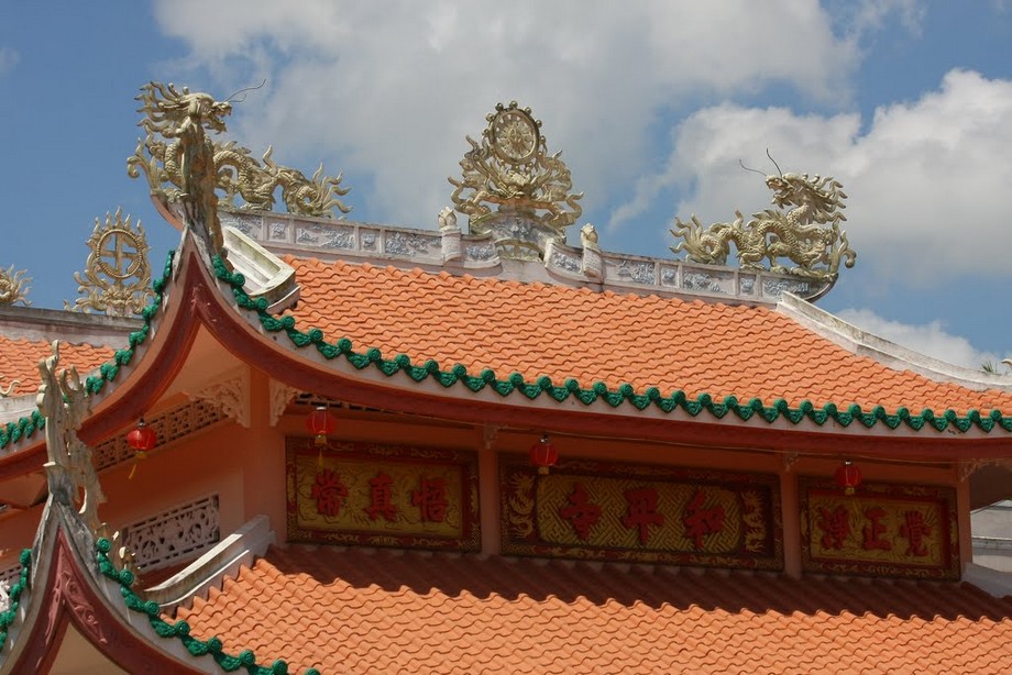 Phần mái nhà trong cấu trúc kiến trúc cổ Việt Nam