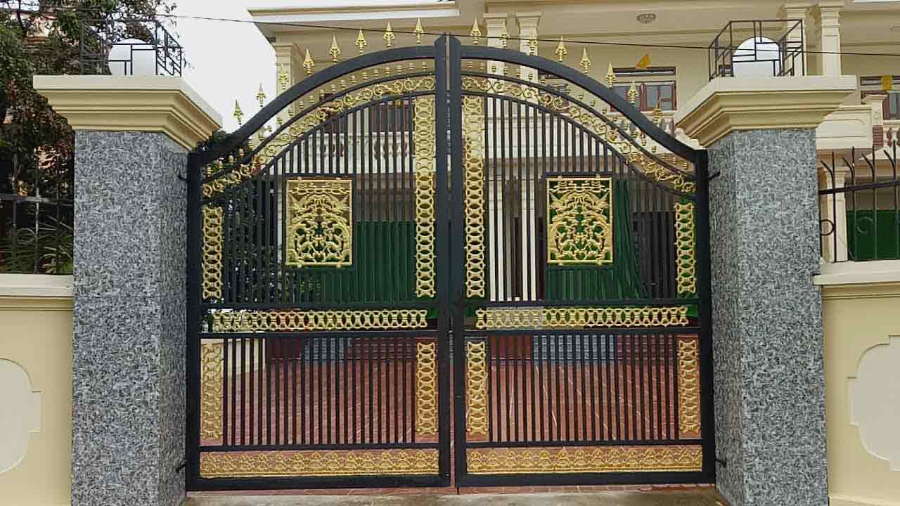 phong cách thiết kế cổng nhà